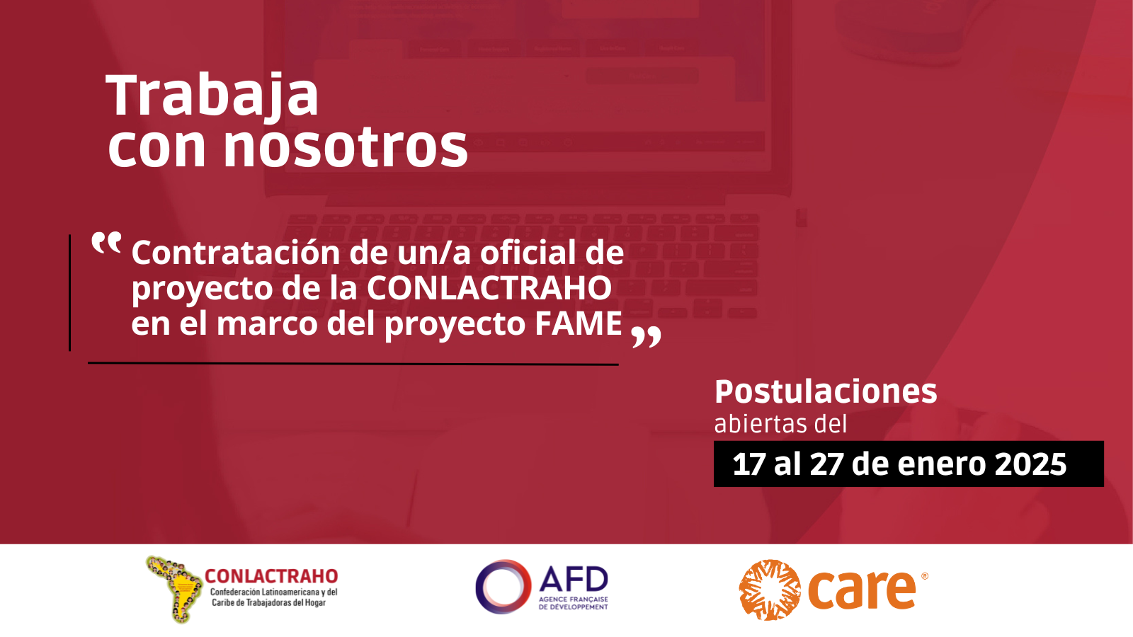 Trabaja con nosotros